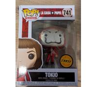 Funko Tokio (Chase Edition): Money Heist (La Casa De Papel) x POP! TV Vinyl Figure & 1 POP! Compatible PET Plastic Graphical Protector Bundle [#741 / 34488 - B]