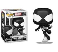 Funko Traje de simbionte negro Spider-Man + Pop Protector: Pop! Comics figura de vinilo (juego de regalo incluido con caja protectora de la marca ToyBop)