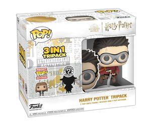 Funko Tripack POP + Mystery Mini + Keychain Harry Potter