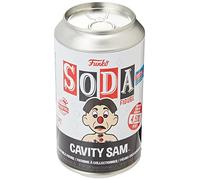 Funko Vinilo Soda, Operation, Cavity Sam, Glow In The Dark, 1/6 Odds for Rare Chase Variant, Exclusivo Amazon, Figura de Vinilo Coleccionable, Idea de Regalo, Merchandise Oficial