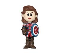 Funko Vinyl Soda: Marvel What If - Captain Carter (1 in 6 Chase Chance) | Merchandising Oficial de Owned IP - Figura de Vinilo Coleccionable para Decoración - Regalo Friki de Cumpleaños