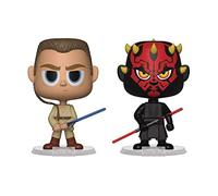 Funko VYNL 4" 2-Pack: Star Wars: Darth Maul & Obi Wan - (The Phantom Menace) , Multi - Figura de Vinilo Coleccionable - Idea de Regalo- Mercancia Oficial - Juguetes para Niños y Adultos