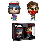 Funko Vynl - Paquete de 2 Unidades de 10 cm: Stranger Things: Steve y Dustin