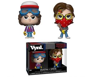 Funko Vynl - Paquete de 2 Unidades de 10 cm: Stranger Things: Steve y Dustin