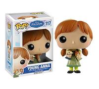 Funko Young Anna: Frozen x POP! Figura de vinilo Disney y 1 paquete de protector gráfico de plástico PET compatible [#117 / 04831 - B]