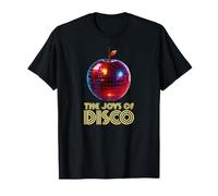 Funky Fruit Disco Ball Arty Manzanas Party Lover Joy of Disco Camiseta