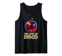 Funky Fruit Disco Ball Arty Manzanas Party Lover Joy of Disco Camiseta sin Mangas