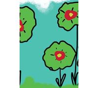 Funky Green Flowers - Gratitude Journal - A Journey of Daily Appreciation: 6 X 9 inches 200 Pages, 3 entries per page
