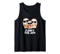 Funky Toe Jam Divertido Juego de Palabras con música Camiseta sin Mangas