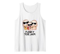 Funky Toe Jam Divertido Juego de Palabras con música Camiseta sin Mangas