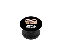 Funky Toe Jam Divertido Juego de Palabras con música PopSockets PopGrip Adhesivo
