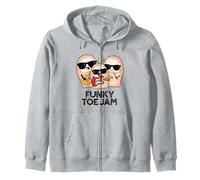 Funky Toe Jam Divertido Juego de Palabras con música Sudadera con Capucha
