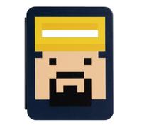 FUNLAB Estuche para tarjetas de juego Switch, con 16 ranuras para cartuchos y 16 ranuras para tarjetas Micro SD, caja portátil con diseño magnético, diseño Dave the Diver, organizador de juegos