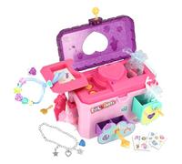 FUNLOCKETS Joyero secreto con grabador de mensajes de voz, joyero para niñas con compartimentos secretos que contienen joyas para hacer. Regalos para niñas a partir de 5 años