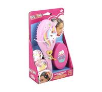 FUNLOCKETS Mi cepillo secreto para el pelo - Kit de belleza y accesorios para niños - Cepillo sorpresa con espejo y más de 100 lentejuelas para jóvenes y niños de 3 años +