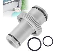Funmo Conector de Manguera de Piscina de 32 mm a 38 mm,Adaptador Manguera Piscina de 32 a 38 para Manguera Intex Bestway Coleman, Conector de Manguera de Piscina