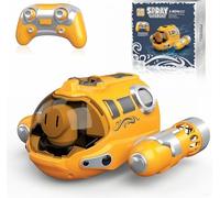 Funmo Mini Submarino Teledirigido de 6 Canales, Barco RC Eléctrico Militar Simulado de 2,4 GHz, Juguetes Acuáticos para Piscina y Baño, Regalo de Cumpleaños para Niños a Partir de 3 Años