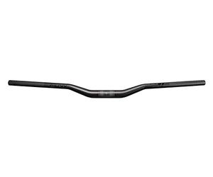 Funn Black Ace Manillar MTB Riser Carbono UD, Abrazadera 31.8mm, Rise 30mm | ancho 785mm, laminado unidireccional, para Trail, Enduro, XC, Freeride y BMX