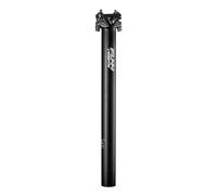 Funn Crossfire Tija de Sillín para Bicicleta, Longitud 350mm, Diámetro 27.2mm, Aleación de Aluminio AL6061, Forjada en 3D, Cabeza y Eje de una Sola Pieza (Negro Mate)