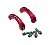 Funn Equalizer Placas Frontales 31.8mm - Placas Frontales se Ajustan a Vástago con Elevación de 0mm y 10mm (Rojo)