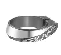 Funn Frodon Abrazadera de Sillín para Bicicleta con Perno, con Diámetro Interno de 34.9mm, Abrazadera de Sillín de Bicicleta de Aleación Duradera y Ligera para Bicicleta de Montaña (Gris)