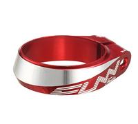 Funn Frodon Abrazadera de Sillín para Bicicleta con Perno, con Diámetro Interno de 34.9mm, Abrazadera de Sillín de Aleación Duradera y Ligera para Bicicleta de Montaña (Rojo)