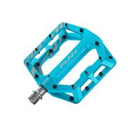 Funn Funndamental Pedales Planos - Pedales de Bicicleta de Plataforma Ancha para BMX/MTB Bicicleta de Montaña (Turquesa)