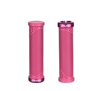 Funn Hilt JR Puños de Manillar para Bicicleta de Montaña con Abrazadera de Bloqueo Único, Puños de Manillar de Bicicleta con Bloqueo con un Diámetro Interior de 19 mm (Rosa)