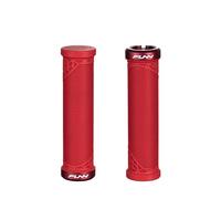 Funn Hilt JR Puños de Manillar para Bicicleta de Montaña con Abrazadera de Bloqueo Único, Puños de Manillar de Bicicleta con Bloqueo con un Diámetro Interior de 19 mm (Rojo)