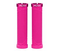 Funn Hilt Puños de Manillar para Bicicleta de Montaña con Abrazadera de Bloqueo Único, Puños de Manillar de Bicicleta Ligeros y Ergonómicos con Diámetro Interior de 22 mm (Rosa)
