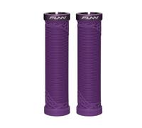 Funn Hilt Puños de Manillar para Bicicleta de Montaña con Abrazadera de Bloqueo Único, Puños de Manillar de Bicicleta Ligeros y Ergonómicos con Diámetro Interior de 22 mm (Morado)