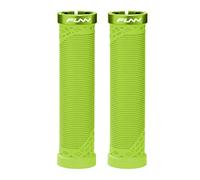 Funn Hilt Puños de Manillar para Bicicleta de Montaña con Abrazadera de Bloqueo Único, Puños de Manillar de Bicicleta Ligeros y Ergonómicos con Diámetro Interior de 22 mm (Verde)
