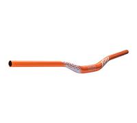 Funn Manillar de Bicicleta de Montaña Full On con Abrazadera de Barra de 31.8mm y Ancho de 785mm, Manillar de MTB (Naranja, Elevación de 30mm)