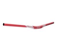 Funn Manillar de Bicicleta de Montaña Full On con Abrazadera de Barra de 31.8mm y Ancho de 810mm, Manillar de MTB (Rojo, Elevación de 15mm)