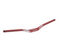 Funn Manillar de Bicicleta de Montaña Full On con Abrazadera de Barra de 35mm y Ancho de 785mm, Manillar de MTB (Rojo, Elevación de 30mm)