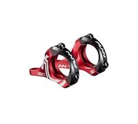 Funn RSX Potencia Direct Mount para Bicicleta con Abrazadera de Manillar de 35mm, Diseño Dividido de 2 Piezas Ligero para Horquillas de Doble Corona, Elevación de 20mm (Rojo)