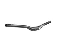 Funn Speedrun Manillar MTB Junior 31.8mm, Extremo 19mm (Negro) | AL6061 triple butted, Rise 20mm, ancho 680mm, extremos recortables, cuatro anillos de 22.2mm para mandos