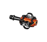 Funn Tactic Pedales Automáticos, Compatibles con Calas SPD, Pedales de XC para MTB (Naranja)