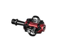 Funn Tactic Pedales Automáticos, Compatibles con Calas SPD, Pedales de XC para MTB (Rojo)