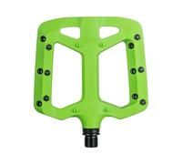 Funn Taipan Pedales Planos MTB Plástico, Eje CrMo | termoplástico reforzado con fibra, cóncavo 105x100x14mm, 6 pines de aleación/cara, aprox 380 g, BMX y gravel