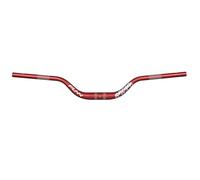 Funn Upturn Manillar de bicicleta de montaña de alta elevación con abrazadera de barra de 35mm y ancho de 800mm, elevación de 75mm (Rojo)
