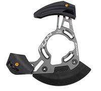 Funn Zippa DH Guía de Cadena, Interfaz ISCG05, Adaptador BSA Incluido, 32T-38T, Protector de Cadena para Bicicleta de Montaña (Gris)