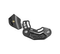 Funn Zippa LG Guía de Cadena para Bicicleta - Guía Inferior para Bicis con Alto Punto de Giro - Montaje ISCG05, Rodillo Silencioso de Pom, Protector de Cadena (Platos de 28 a 32D)