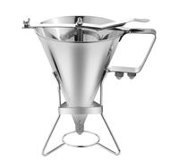 Funnel Cake Dispenser - 1800ml Stainless Steel Batter Pouring Tool | Cupcake & Pastry Baking Dispenser for Pancakes, Cupcakes, Chocolate, Kitchen, Cooking, Restaurant, Dining