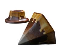 Funnel Coffee Tea Cup Set - Artistic Enhancement Pottery Coffee Mug - 170ml Cup & Saucer Sets, Perfect Sipping Experience For Tea, Cocoa, Latte