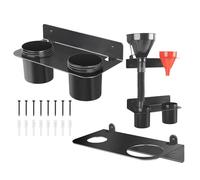 Funnel Holder - Adjustable Stand Rack, Stable Base Frame, Hands Free Pouring Assistant, Detachable Design for Precise Filling Tasks | Ideal for Kitchen Use Laboratory Oil Transfer Automotive F