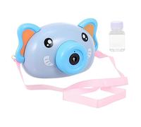 FUNNETOYU 1 Juego Máquina de Burbujas Eléctrica para Correa Juguete Divertido de Incluye Botellas de Líquido Diseño de para Verano y Fiestas