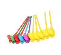 FUNNETOYU 10 Juegos con Cucharas y Huevos Set para Entrenamiento Sensorial y Diversión Familiar al Aire Juguete Educativo para Fiestas y Picnic