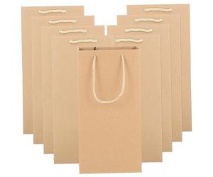 FUNNETOYU 10 Piezas Unidades Bolsas Portátiles para Botellas de Vino Resistentes y Reutilizables para Fiestas Regalos y Transporte Seguro de Bebidas Alcohólicas