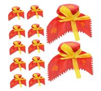 FUNNETOYU 10piezas Tapas De Tela para Jarra De Vino Cubiertas De Tela para Jarra De Alcohol Herramientas para Sellar Contenedor De Vino